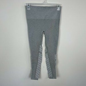 Blanqi Maternity Support Athletic Leggings Light Grey Postpartum Stretch Size M